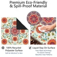 thumbnail image 4 of Paisley Mahjong Mat for Table, 31.5*31.5in Anti Slip American Mahjong Table Cloth, Noise Reduction, Neoprene Mah jongg Mat with Carrying Bag & 3 Dices, Mahjong Accessories Gift, Board Tile Games Mats, 4 of 7