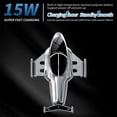 thumbnail image 4 of Cargador inalámbrico para coche, soporte para ventilación de coche, carga rápida de 15 W, sujeción automática, soporte para teléfono inteligente iOS y Android., 4 of 8