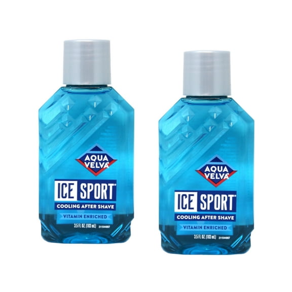 2 Pack - Aqua Velva Ice Sport Cooling After Shave 3.50 oz