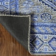 thumbnail image 5 of Bohemian Geometric Diamonds Polyester Indoor Area Rug, 5'7"X 8'9", Sapphire Blue by Blue Nile Mills, 5 of 7