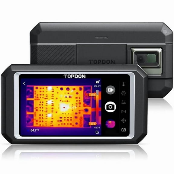Topdon TOPTC003 5 in. 256 x 192 IR Resolution Touch Screen Thermal Imaging Camera with Secondary Analysis