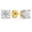 Yellow, variant on 1 Carat Lab-Grown Diamond Stud Earrings, 14K White Gold Plated Silver