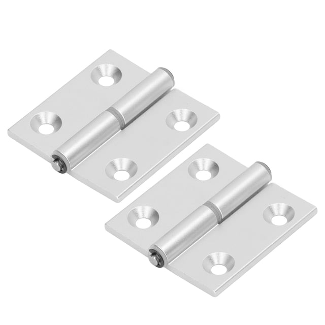 Charnière de Porte, 2 Pcs Charnières en Aluminium Haute Résistance Anti-Poussière pour Meubles