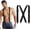 Black, variant on X Back Hidden Suspender Heavy Duty Work Airport Friendly Suspenders Under Clothing for Men Women