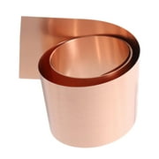 Bothyi 5xCopper Sheet 1M Metal Foil Plate for Electricity Contractors Coppersmith 0.1mm