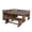 Taupe Brown, variant on Sunny Designs Breakfast Nook Wood Dining Set