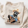 thumbnail image 5 of Funny Western Raccoon Tshirt Howdy Darlin Shirt Design Cute Cowgirl Animal Clipart Halftone Rodeo Aesthetic Graphic Country Vintage Tee, 5 of 6