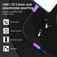 USB C to 3.5mm Headphone Adapter for iPad 10 Pro Air 6 Google Pixel 8a