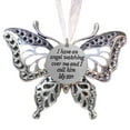 thumbnail image 2 of Creative Hollow Carving Exquisite Butterfly Memorial Family Pendant Christmas Tree Decoration Car Rearview Mirror Pendant, 2 of 2