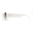 thumbnail image 4 of Womens Mod Rounded Rectangle Plastic Sunglasses White Brown Blue, 4 of 4