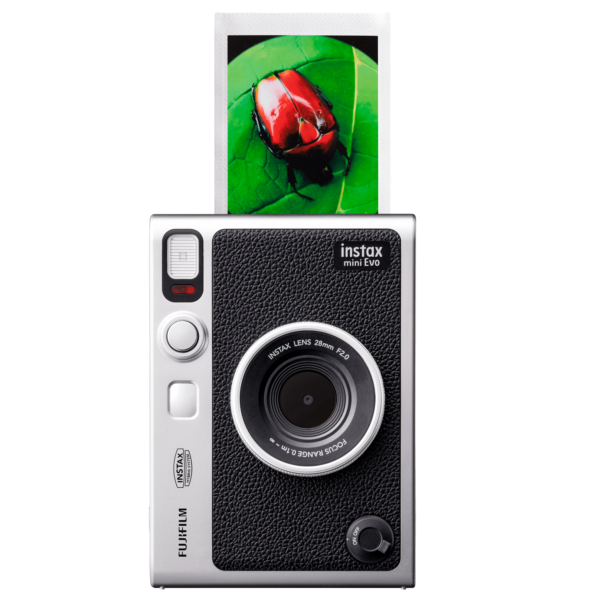 FUJIFILM INSTAX mini Evo Hybrid Instant Camera - Black