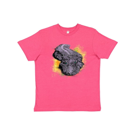 Inktastic Colorful Lurking Gator Youth T-Shirt