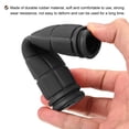 thumbnail image 5 of Mango Puños, Antideslizante Goma Manillar Puños para Cable Máquina, Resistencia Banda Mango, Gimnasio Equipo, Negro 4 Juegos Unique Bargains puños y accesorios para bicicletas, 5 of 5