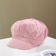 thumbnail image 4 of Elegante sombrero con visera, mujer Otoño Invierno Versátil, cómodo Corduroy Casual ligera para viajes Pesca Escalada Compras Camping , Rosado Baoblaze Sombrero puntiagudo, 4 of 8