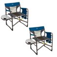 thumbnail image 1 of Timber Ridge Chaise de Camping Pliante Portable avec Table d'Appoint (Lot de 2), 1 of 10