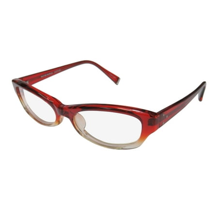New Oliver Peoples Monroe Womens/Ladies Cat Eye Full-Rim Transparent Red / Crystal Original Case Cat Eye Frame Demo Lenses 51-17-140 Eyeglasses/Eyewear