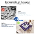 thumbnail image 5 of Football Mahjong Mat with Rules, 31.5*31.5in Anti Slip American Mahjong Mat for Table, Noise Reduction, Neoprene Mah jongg Mats with Carrying Bag & 3 Dices, Mahjong Sets Gift, Board Tile Games Mats, 5 of 7