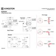thumbnail image 2 of Kingston Brass KS3031V 3 Way Tub and Shower Diverter Valve, 2 of 3
