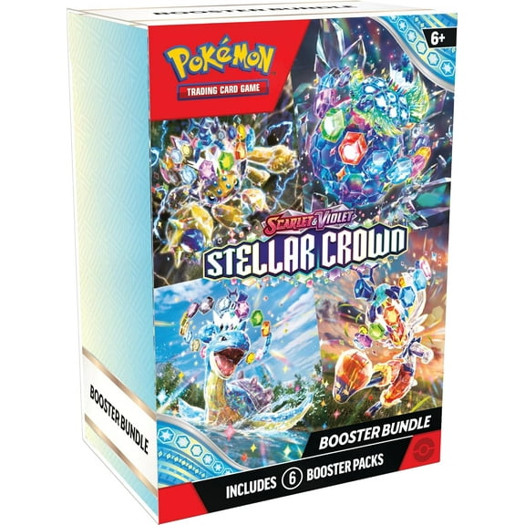 Pokémon TCG: Scarlet & Violet—Stellar Crown Booster Bundle (6 Booster Packs)