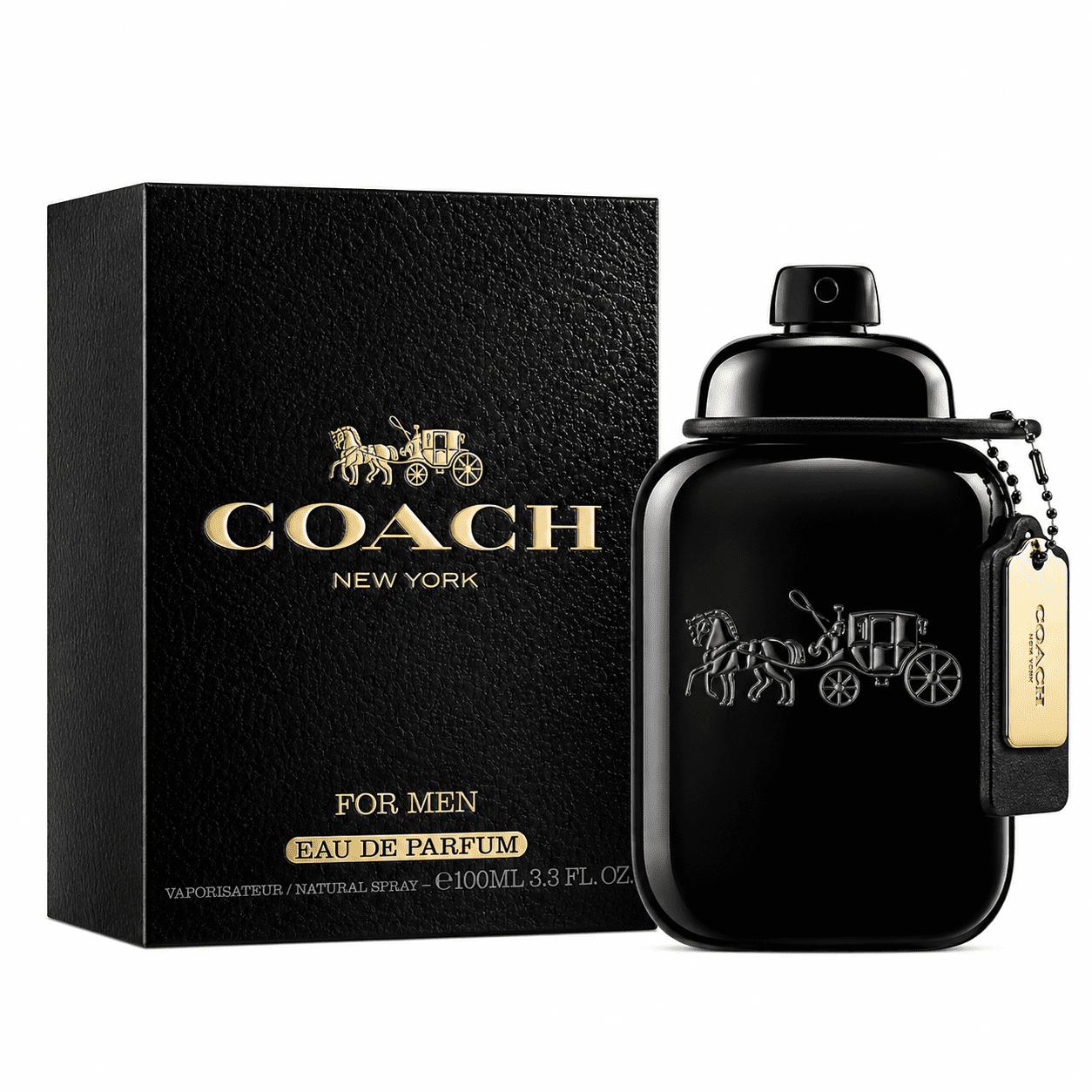 COACH New York for Men - 3.3 Oz / 100 ml Perfume, EDT Fragrance