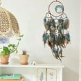 thumbnail image 1 of Feeling Turquoise Tree Of Life Dreamcatcher Colorful Wind Chimes Wall Decoration Hangings, 1 of 6