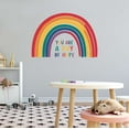 thumbnail image 2 of You Are A Ray Of Hope Rainbow Motivated Colorful Blessed Dayecare Wall Art Sticker Designs Vinyl Stickers For Home House Walls Rooms Windows Bedroom Decoration Size (28x28 inch), 2 of 3
