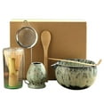 thumbnail image 1 of 6Pieces Japanese Matcha Tea Set for Tea Lovers Cyan, 1 of 5