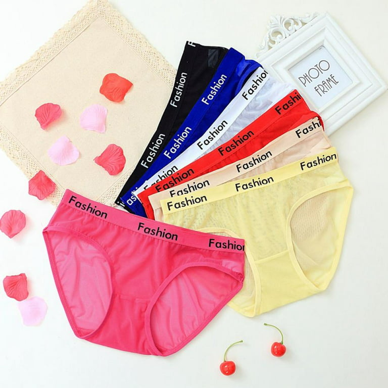 Cotton Panties Comfy Underwear Women Low Waist Briefs Female Underpants  Lingerie Ladies Pantys M-XL Cherry Printed Design