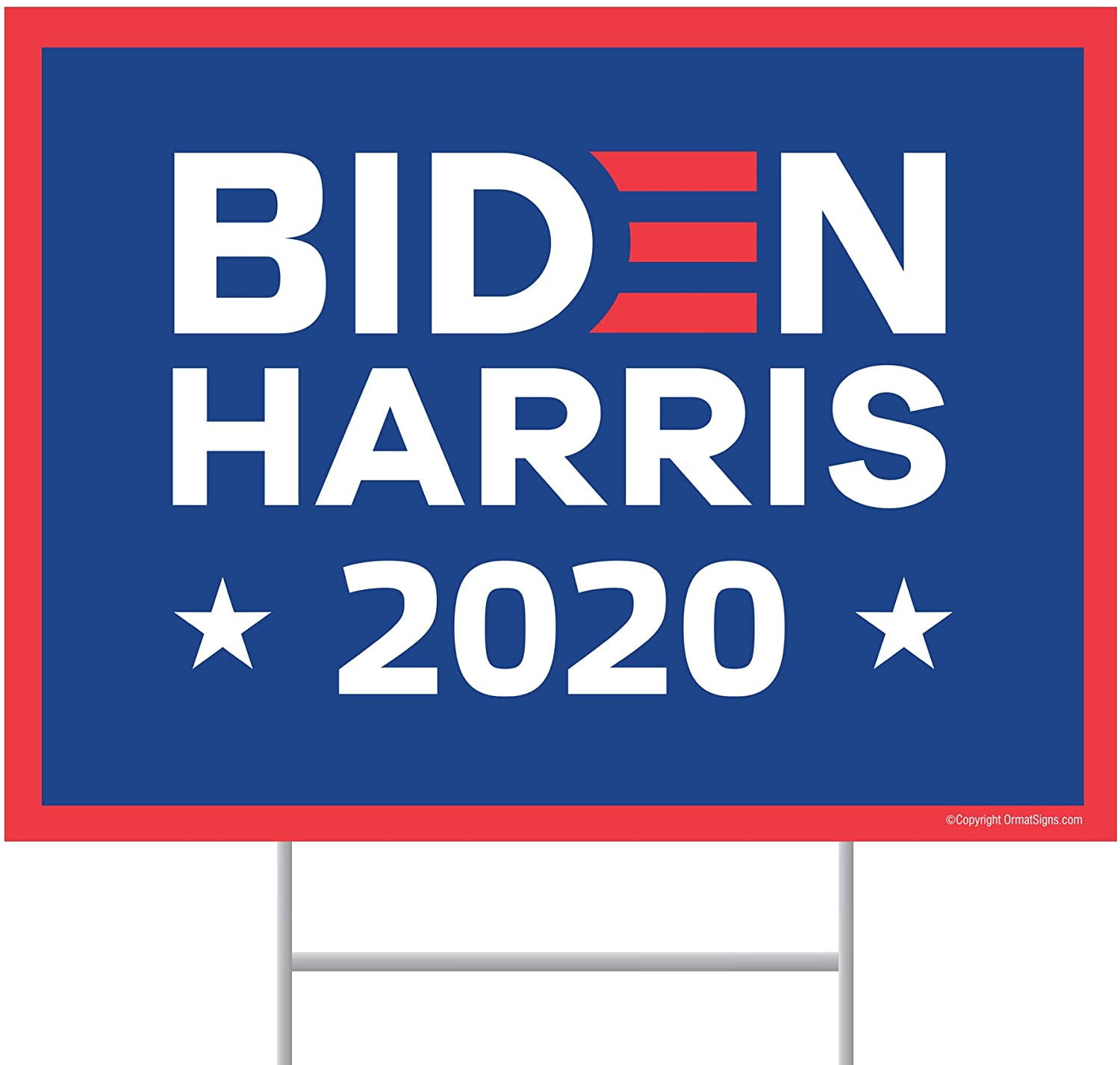 Flaggo Biden 2020 Biden Yard Sign 24" x 18" Corrugated ...
