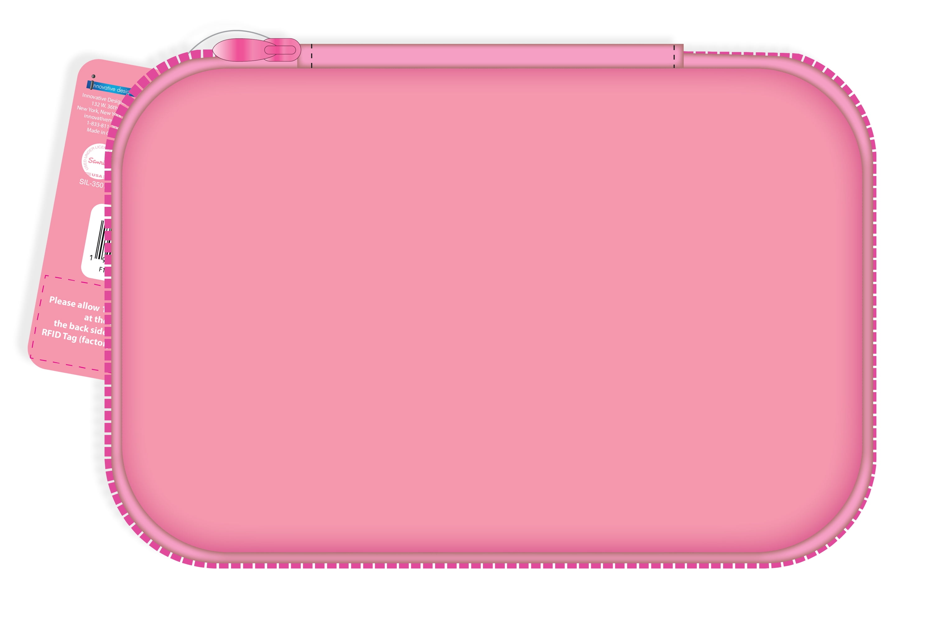 Sanrio Hello Kitty Pink Zipper Pencil Hard Case, 8.75" x 5.25", Elementary School