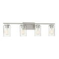 thumbnail image 3 of Trade Winds Raymond 4-Light Bathroom Vanity Light in Brushed Nickel, 3 of 6