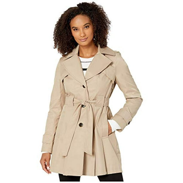 Via Spiga Single Ted Hooded Belted Trench Sand Lg Com Via Spiga Single Ted Hooded Belted, Via Spiga Trench Coat With Hood