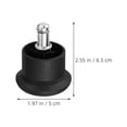 thumbnail image 2 of unbranded 12Ud Protectores Para Patas De Oficina En Negro Resistente Para De Madera Y Alfombra, 2 of 8