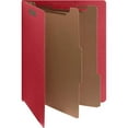 thumbnail image 3 of Nature Saver Recycled End Tab Classification Folders Letter - 8 1/2" x 11" Sheet Size - End Tab Location - 2 Divider(s) - 25 pt. Folder Thickness - Bright Red - Recycled - 10 / Box, 3 of 7