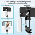 thumbnail image 3 of Trípode para iPhone Selfie Stick, estable, con luz de relleno, 112 cm, 3 of 9