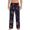 thumbnail image 1 of Balery Mushrooms3 Pantalones de pijama para hombre, pijama ultraligero, pantalón de descanso-3X-Large, 1 of 6