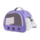 thumbnail image 3 of Bolsa de transporte para hámster, de malla transpirable, ligera, con cierre de cremallera, portátil Violeta, 3 of 9