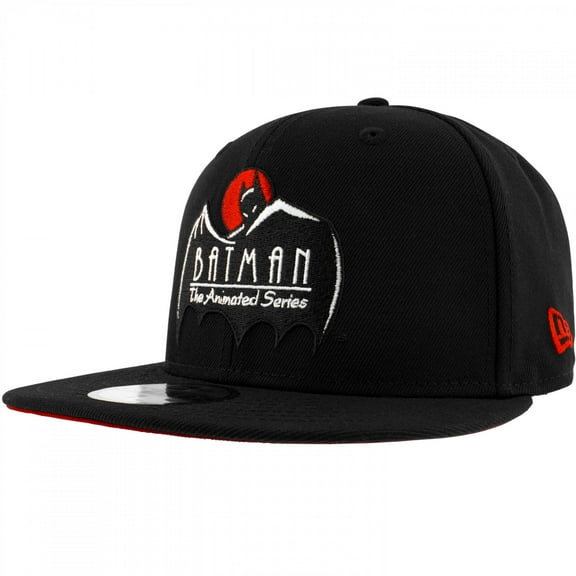 Batman The Animated Series Cape Logo New Era 59Fifty Fitted Hat-7 1/2 Fitted