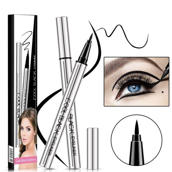 best beauty deals!Tube Eyeliner Pen Waterproofs Oil-proof Dyes Cool Dry Hard Head Eyeliner Liquid Pen on Clearance