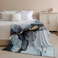 thumbnail image 2 of Throw Blanket for Couch Marble Texture Soft Fleece Flannel Blankets Cozy Lightweight Blanket for Home Sofa Living Room Modern Art Marble Bed Throws 30" x 40", 2 of 9