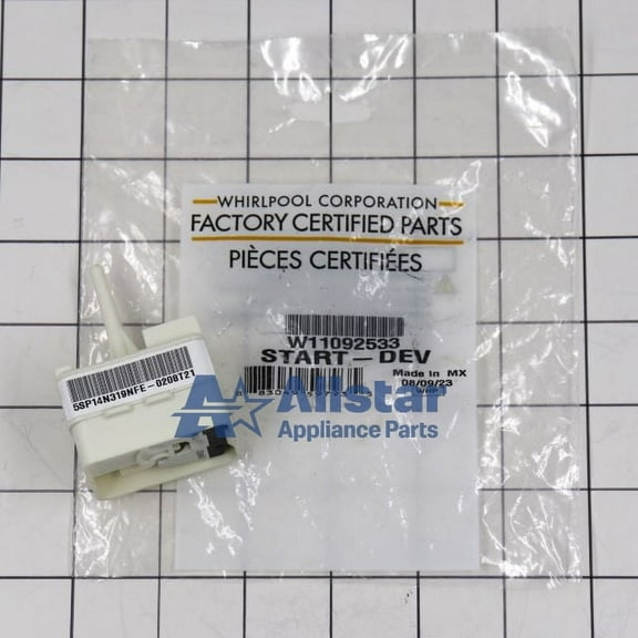 Whirlpool Freezer, Refrigerator Start Device W11092533