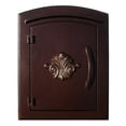 thumbnail image 2 of Manchester Non-Locking Column Mount Mailbox With Logo, 2 of 2