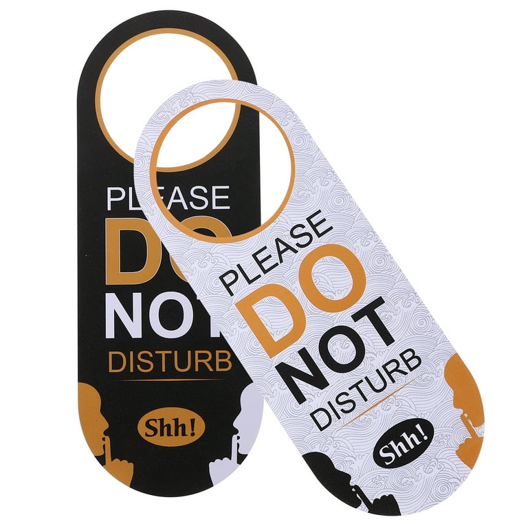 Do Not Disturb Sign Hotel Door Hanging Sign Double Sided