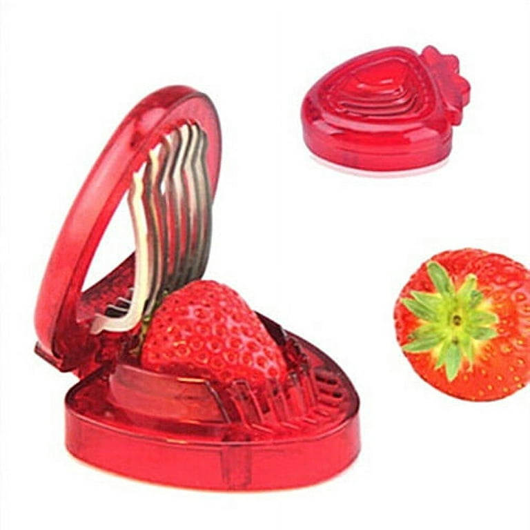 Yin Strawberry Slicer Chopper Kitchen Cooking Gadgets Supplies Fruit  Carving Tools Salad Cutter