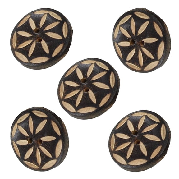 Armory Replicas Set of 2 Fallen Lily Horn Buttons
