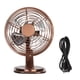 thumbnail image 2 of Ventilador Portátil, Ventilador De Escritorio USB De 4 Aspas Silencioso Silencioso Para El Hogar Para La Oficina YLSHRF Anillo de bronce, 2 of 8