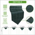 thumbnail image 5 of Forest Green Table Runner Linen Burlap Table Runner 70 Inches Long Farmhouse Vintage Green Solid Color Dresser Scarves for Kitchen Island Coffee Dining Room Party Wedding Holiday Decoration 13"x70", 5 of 8