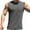 Gray, variant on SSAAVKUY Featur Workout Tank Tops for Men Summer Casual Sleeveless Crew Neck T Shirt Slim Fit Solid Color Sports Undershirt Tops White XXXL