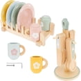 thumbnail image 1 of Juego de Cocina de Madera para Niños, 1 a 6 Años - Juguetes Montessori con Platos y Accesorios de Cocina, 1 of 4