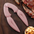 thumbnail image 5 of Stainless Steel Nut & Crab Shell Cracker Tongs - Walnut Opener, Lobster Claw Tool - Pink, Green, Blue - 5.19 Inch Kitchen Gadget for Restaurants & Home Use, 5 of 6